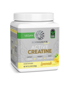 Sunwarrior Active Creatine Monohydrate Powder Lemonade - Front view