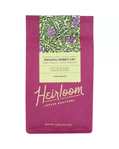 Heirloom Coffee Roasters Pacayal Honey Lot Blend - Front view