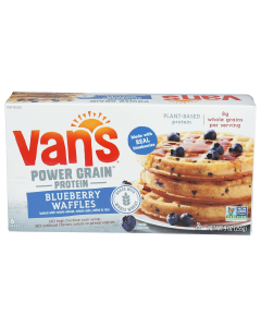 Vans Power Grains Blueberry Waffles, 9 oz.