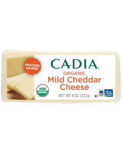 Cadia Mild Cheddar Cheese Bar - Front view