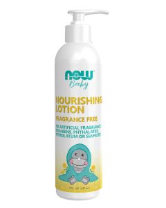 NOW Foods Nourishing Baby Lotion, Fragrance Free - Front view