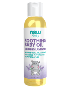 NOW Foods Soothing Baby Oil, Calming Lavender - Front view