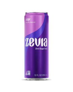 Zevia Zero Calorie Grape - Front view