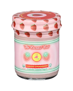 The Coconut Cult Harvest Strawberry Probiotic Coconut Yogurt - Front view