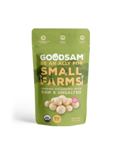 Goodsam Organic Raw Macadamia Nuts - Front view