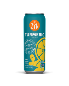 Zyn Lemon Ginger Turmeric Wellness Drink - Front view