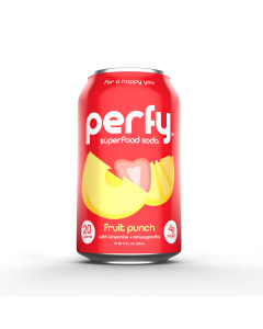 Perfy Superfood Soda Fruit Punch - Front view