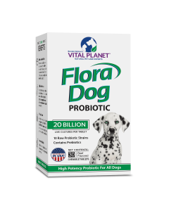 Vital Planet Flora Dog 20 Billion Probiotic - Front view