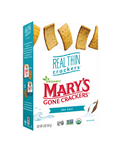 Mary's Gone Crackers Sea Salt Real Thin Crackers - Front view