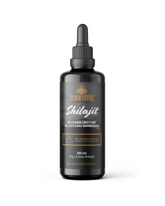 Black Lotus Pure Shilajit Tincture - Front view