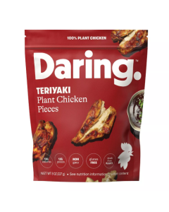 Daring Frozen Teriyaki Plant Chicken Strips - Front view