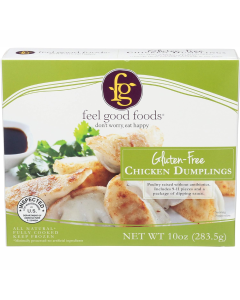 Feel Good Foods Dumplings Chicken Gluten-Free - Front view