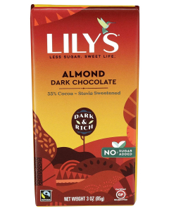 Lily's Almond Dark Chocolate Bar