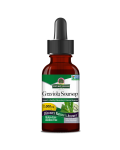 Nature's Answer Graviola Soursop Liquid Extract, 1oz. - Front view