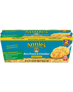 Annie's Rice Pasta & Cheddar Gluten Free Microwavable Mac & Cheese Cup, 2-Pack-not available