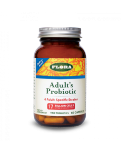 Flora Adult's Probiotic, 17 billion cells, 60 capsules