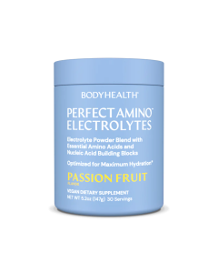 BodyHealth Perfect Amino Electrolytes Passion Fruit Flavor - Front view