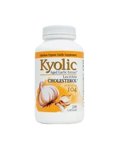 Kyolic Garlic Aged Formula 104 With Lecithin, 200 Capsules