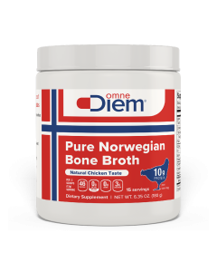 Omne Diem Pure Norwegian Poultry Bone Broth - Front view