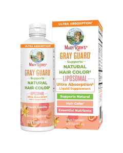 MaryRuth's Gray Guard, Liposomal Peach Vanilla - Front view