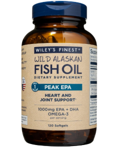 Wiley's Finest Peak EPA, 120 Fish Softgels