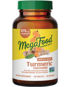 MegaFood Tumeric Strength for Whole Body, 90 Tablets