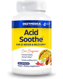 Enzymedica Acid Soothe, 30 cp.