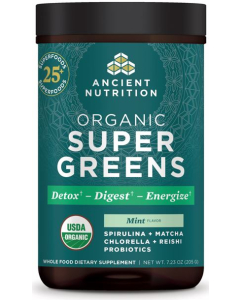 Ancient Nutrition Organic Supergreens Mint - Main