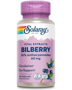 Bilberry Extract 60 mg 60 Vcaps