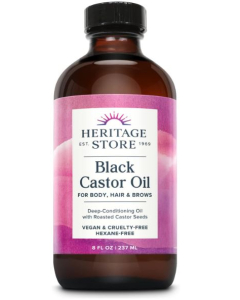 Heritage Black Castor Oil, 8 fl. oz.