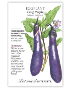 Botanical Interests Eggplant Long Purple - Main