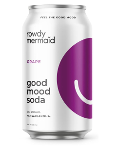 The Good Mood Soda Grape, 12 oz.