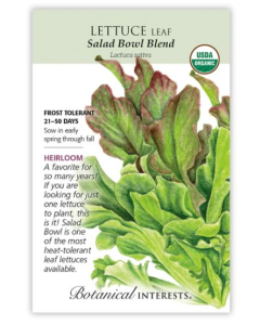 Botanical Interests Salad Bowl Leaf - Main