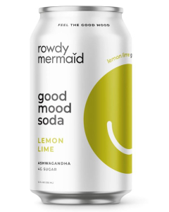 The Good Mood Soda Lemon Lime, 12 oz.