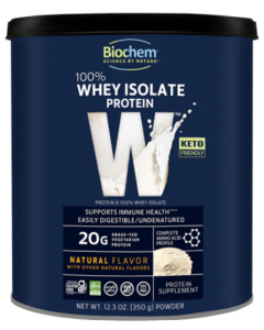 BioChem Whey Protein Isolate Natural, 24.6 oz. 