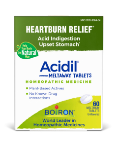 Boiron Homeopathic Acidil® Indigestion, 60 Tablets