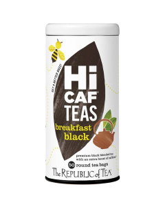 The Republic of Tea HiCAF Breakfast Black Tea Bags - Front view