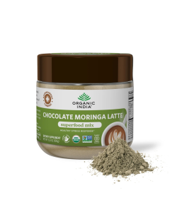 Organic India Chocolate Moringa Latte - Front view