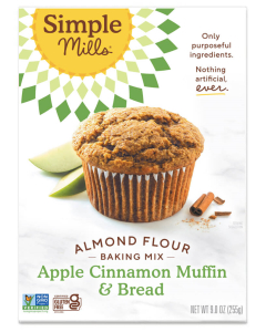 Simple Mills Apple Cinnamon Muffin & Bread Mix, 9 oz.