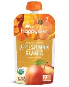 Happy Baby Apples, Pumpkin and Carrots - Main