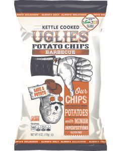 Uglies Kettle Cooked Potato Chips, Barbecue Flavor