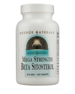 Source Naturals Beta Sitosterol, Mega Strength 375 mg, 60 Tablets