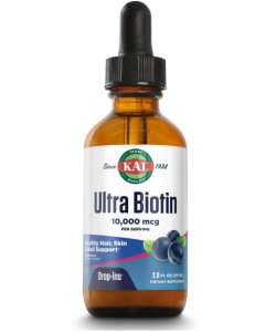 Kal Ultra Biotin Dropins Berry, 2 oz. 