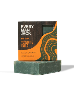 Every Man Jack Yosemite Falls Body Bar Soap - Front view