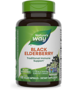 Nature's Way Black Elderberry, 100 Capsules