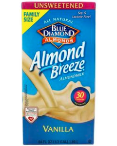 Blue Diamond Almond Breeze Vanilla 64 oz - Main