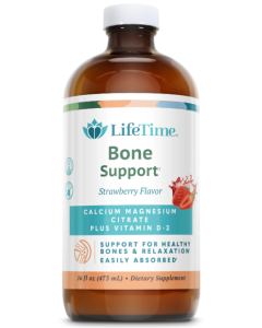 Life Time Liquid Calcium & Magnesium Strawberry - Front view