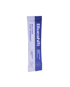 Blueshift Nutrition Post-Workout Strawberry Peach Packet - Front view