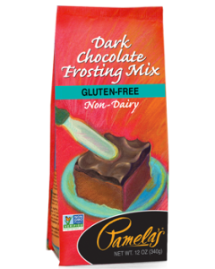 Pamela's Gluten-Free Non-Dairy Dark Chocolate Frosting Mix, 12 oz.