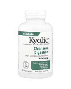 Kyolic Candida Cleanse And Digestion Formula 102, 200 Capsules - Front view